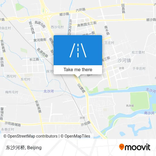 东沙河桥 map
