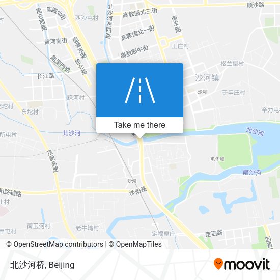 北沙河桥 map