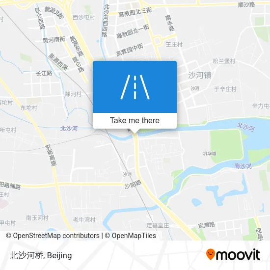 北沙河桥 map