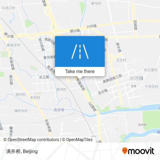 满井桥 map