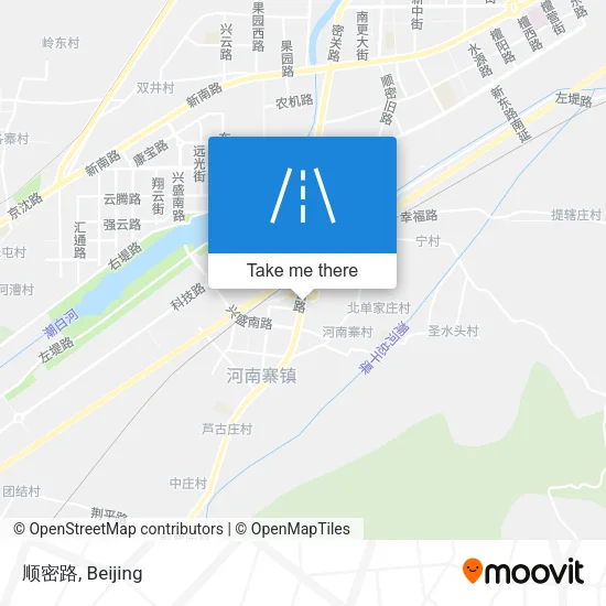 顺密路 map