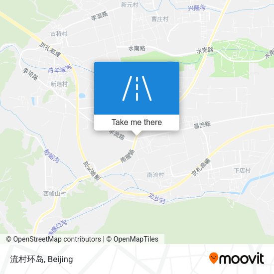 流村环岛 map