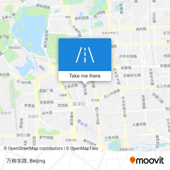 万柳东路 map