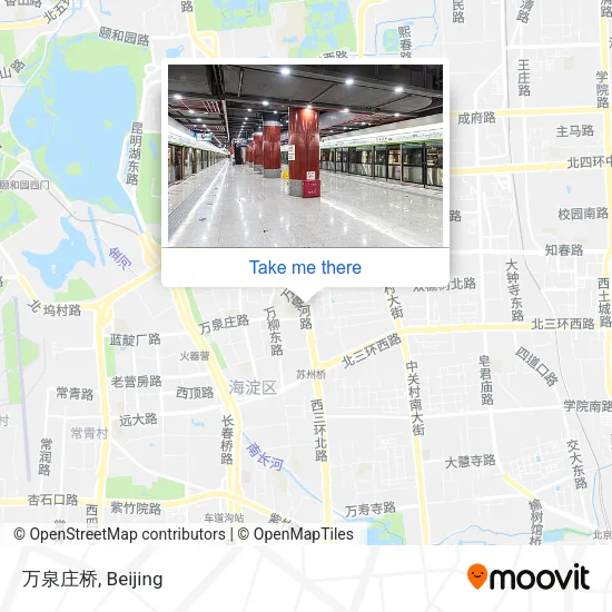 万泉庄桥 map