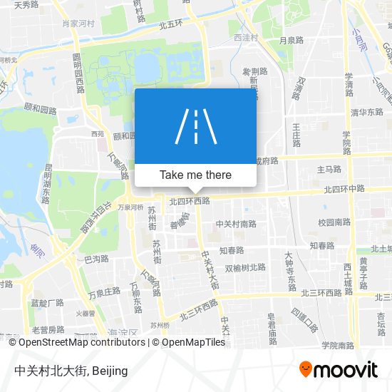 中关村北大街 map
