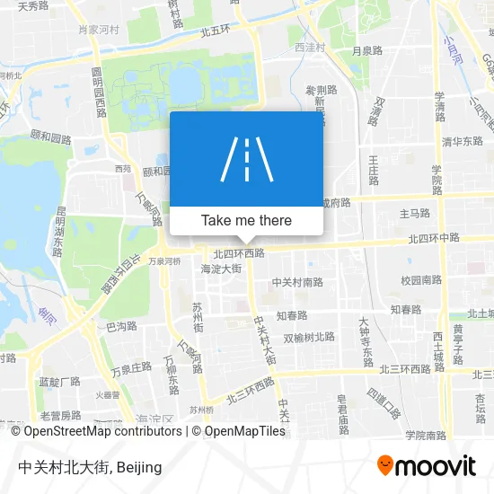 中关村北大街 map