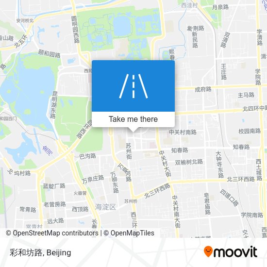 彩和坊路 map