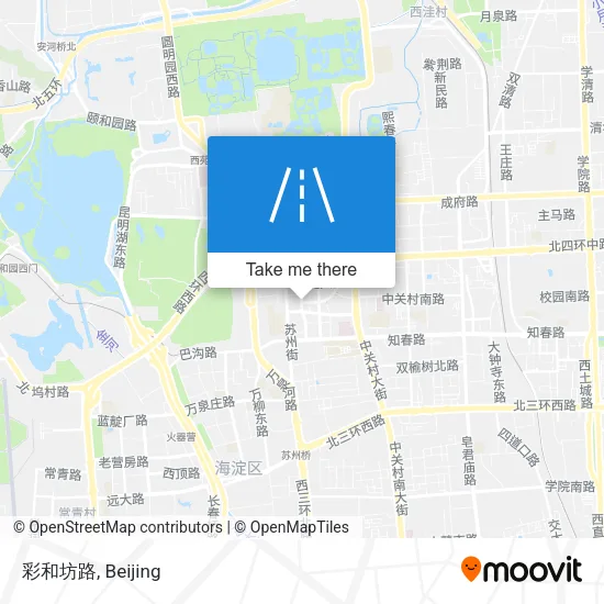 彩和坊路 map