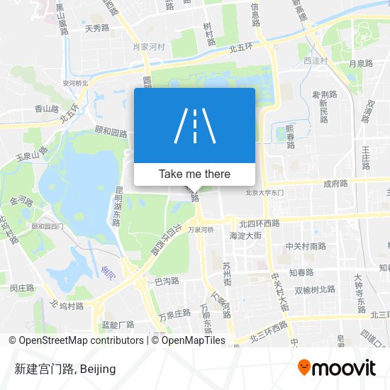 新建宫门路 map