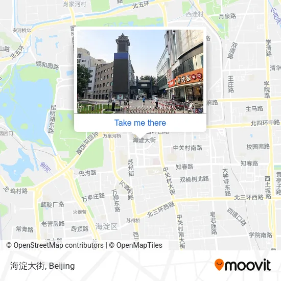 海淀大街 map