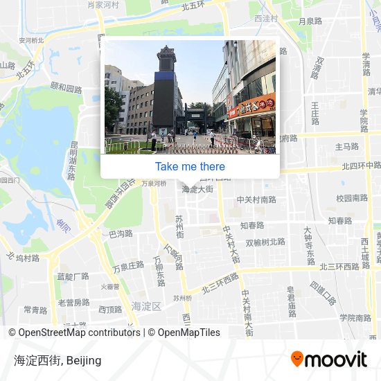海淀西街 map