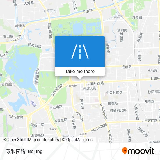 颐和园路 map
