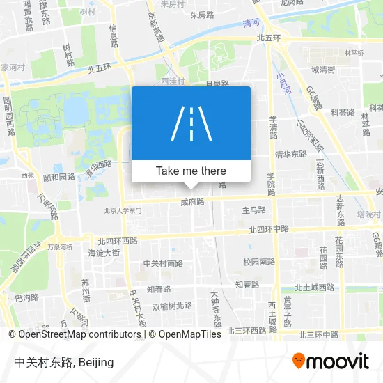 中关村东路 map