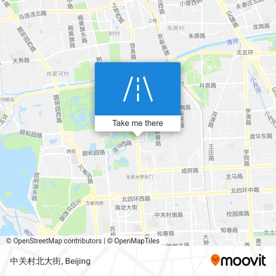 中关村北大街 map
