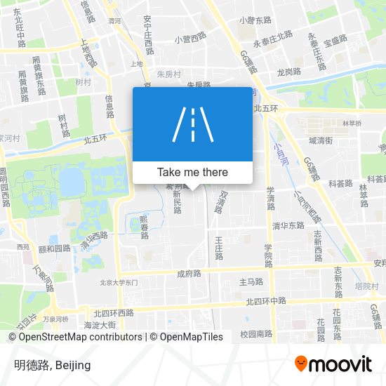 明德路 map