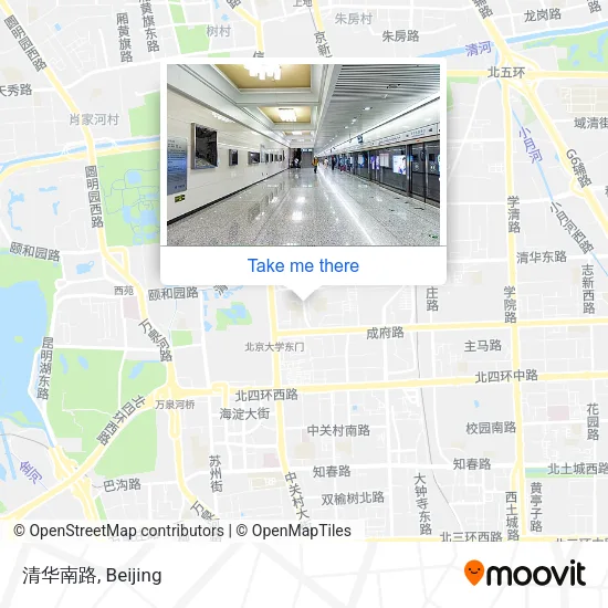 清华南路 map
