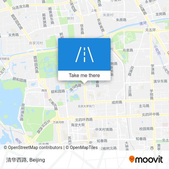 清华西路 map