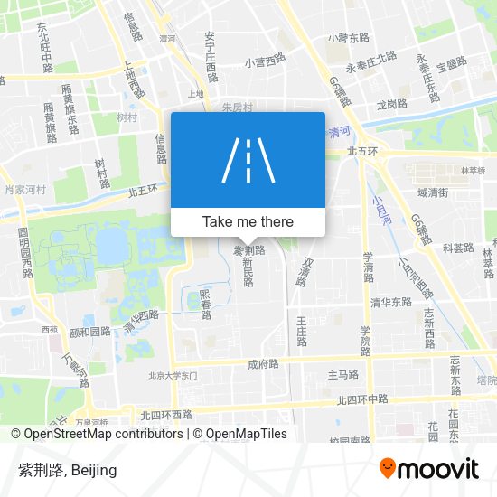 紫荆路 map