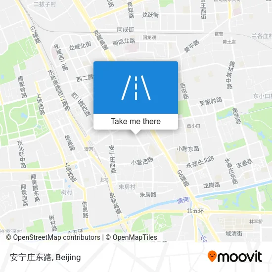 安宁庄东路 map