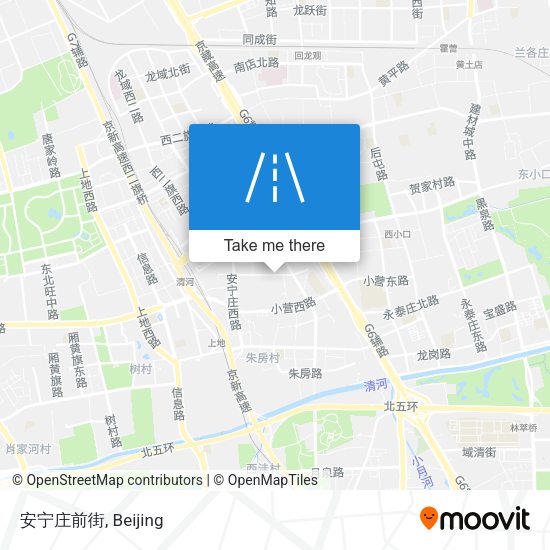 安宁庄前街 map