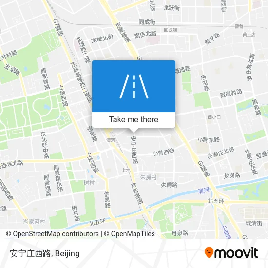 安宁庄西路 map
