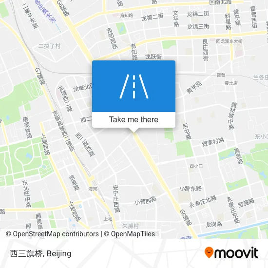 西三旗桥 map