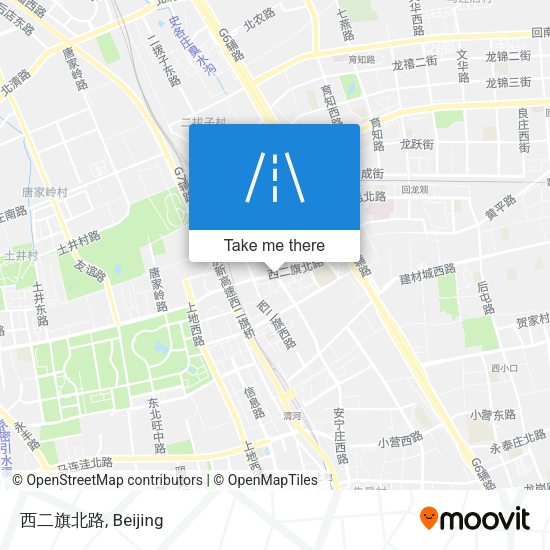 西二旗北路 map