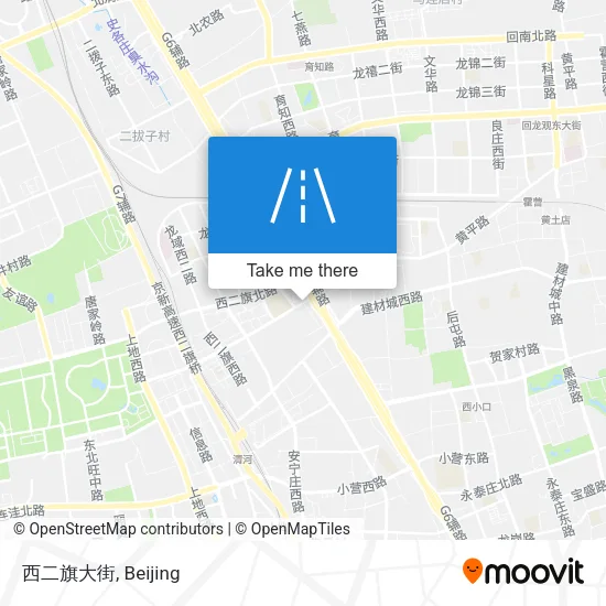 西二旗大街 map