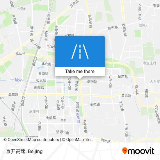 京开高速 map