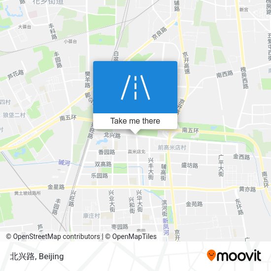 北兴路 map