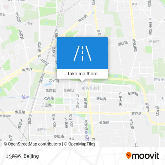 北兴路 map