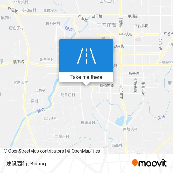 建设西街 map