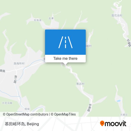 慕田峪环岛 map