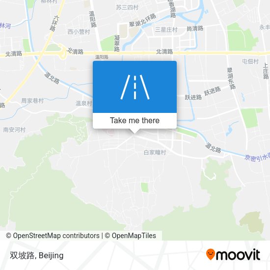双坡路 map