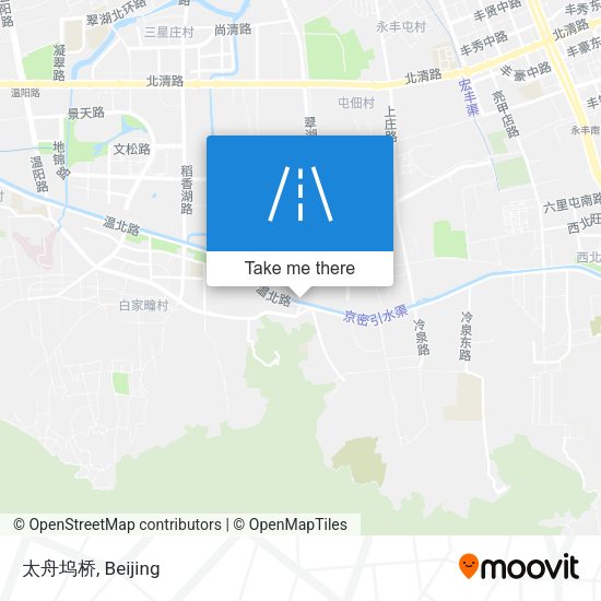 太舟坞桥 map
