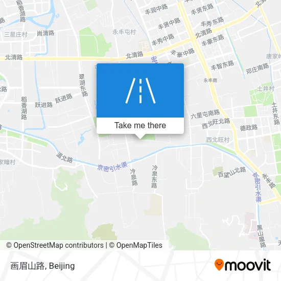 画眉山路 map