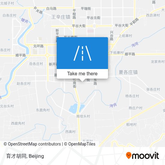 育才胡同 map
