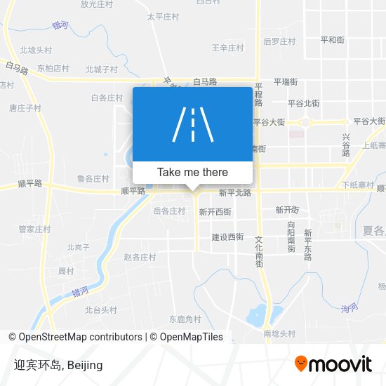 迎宾环岛 map