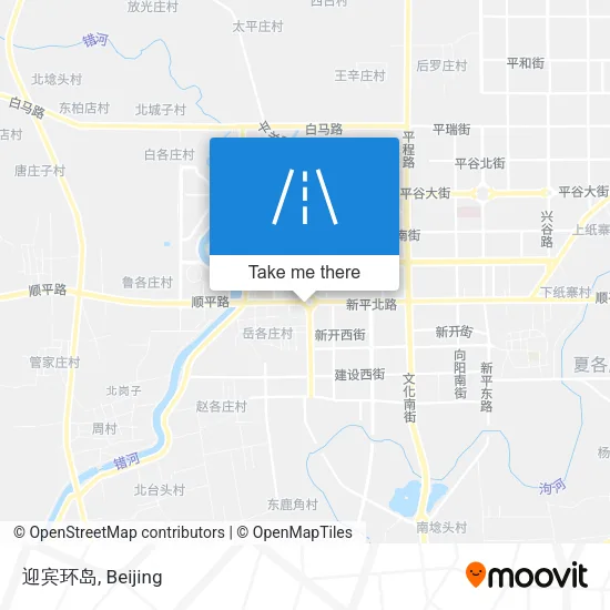 迎宾环岛 map
