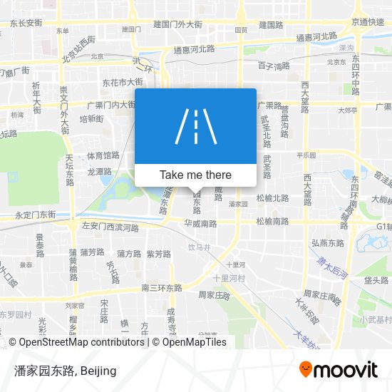 潘家园东路 map