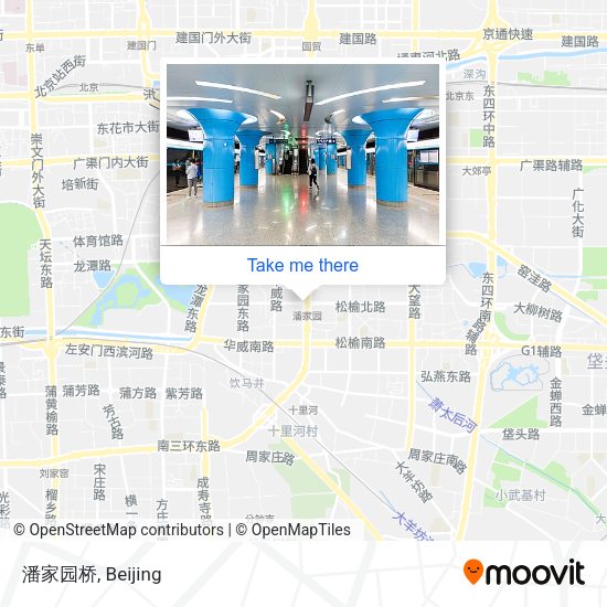 潘家园桥 map