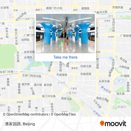 潘家园路 map