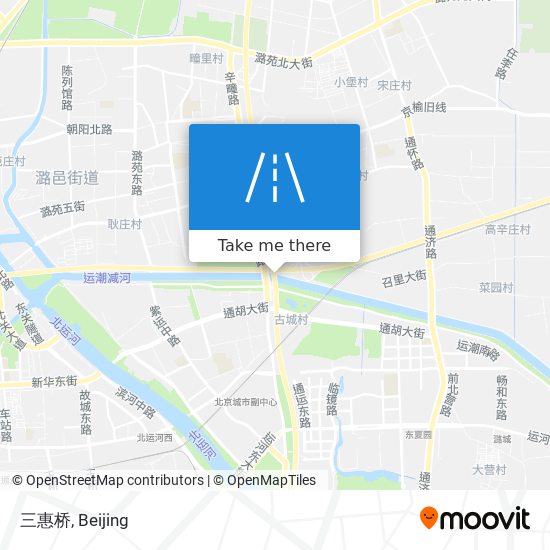 三惠桥 map