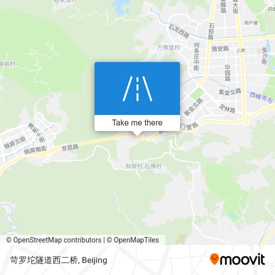 苛罗坨隧道西二桥 map