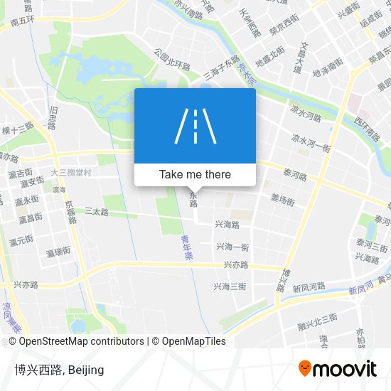 博兴西路 map