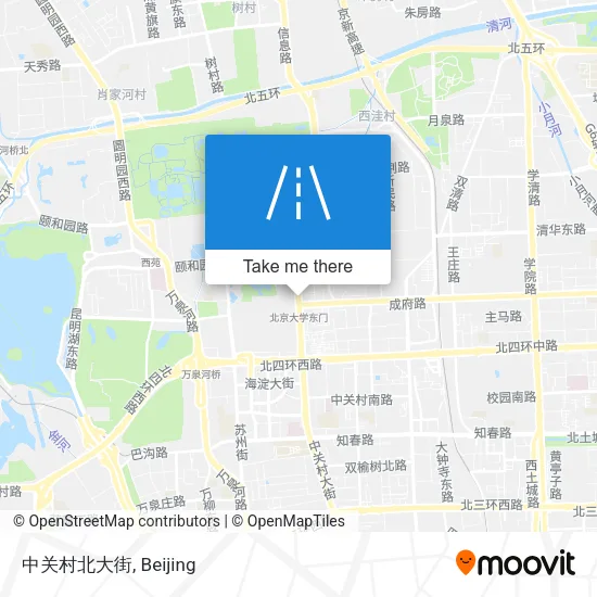 中关村北大街 map