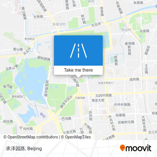 承泽园路 map