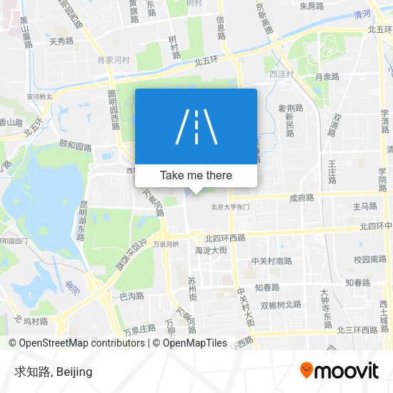 求知路 map