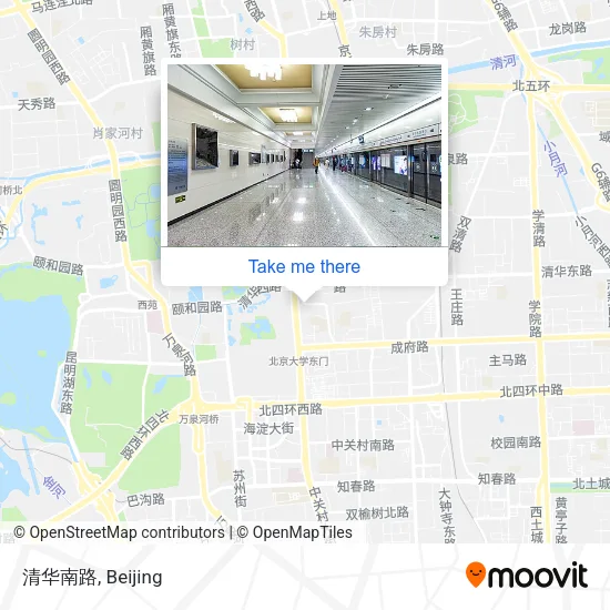 清华南路 map