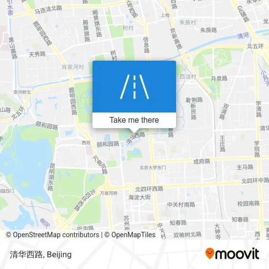 清华西路 map